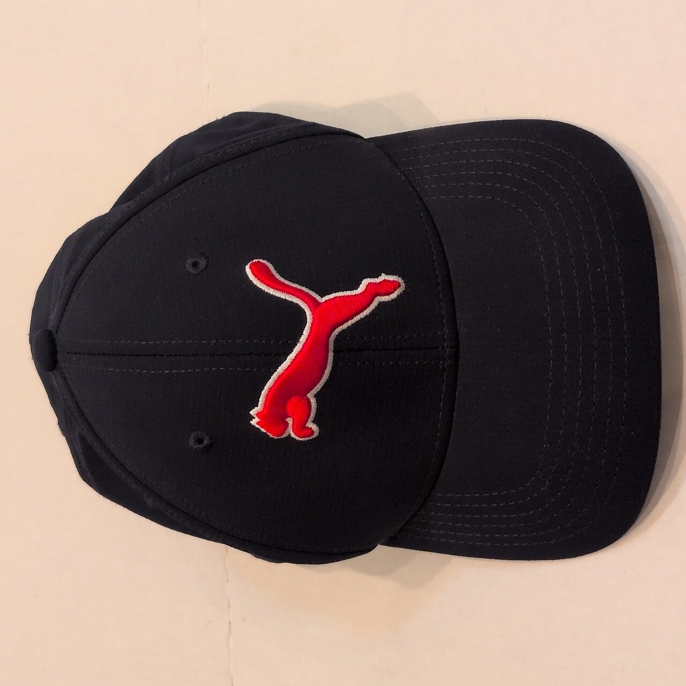 Puma Stretch Navy Unisex Fitted Baseball Hat Size L/XL